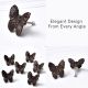 6 Pieces Butterfly Metal Drawer Knobs